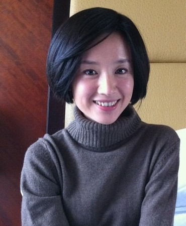 董洁发型图片 演绎优雅女神气质