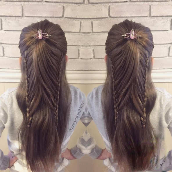 六一儿童节,编发,扎发,盘发