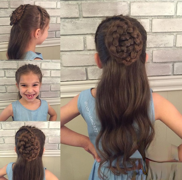 六一儿童节,编发,扎发,盘发