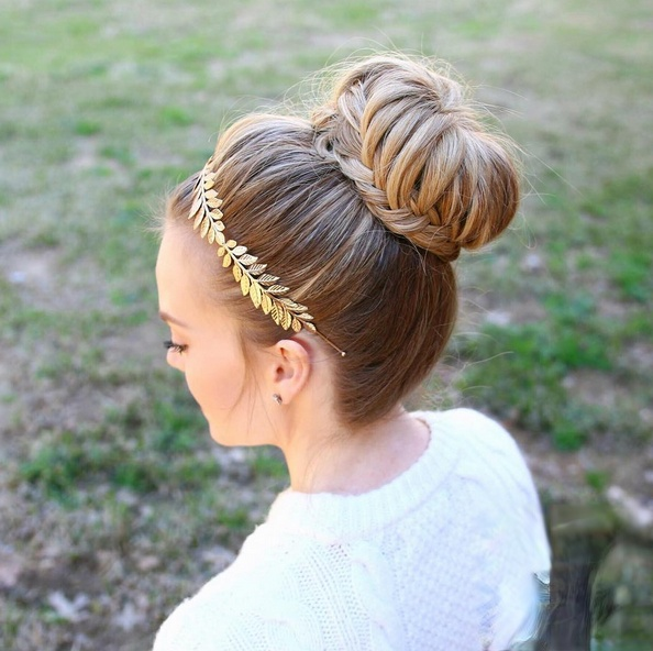 今年流行丸子头