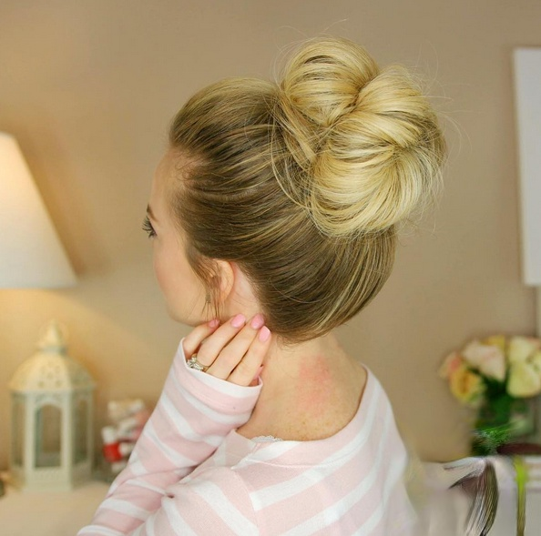 今年流行丸子头