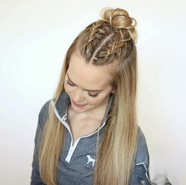 今年流行丸子头