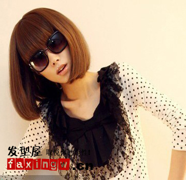 【图】2013最新<em>齐刘海短发发型图片</em>(3)_<em>短发</em>发
