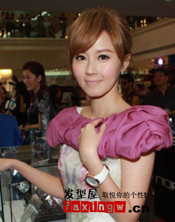 【图】傅颖曝遭男友罗仲谦虐打 甜美发型大盘