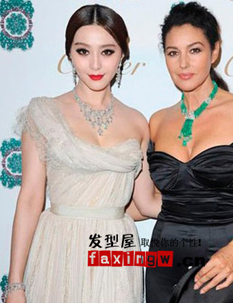 中意女明星发型PK 范冰冰贝鲁奇谁最美