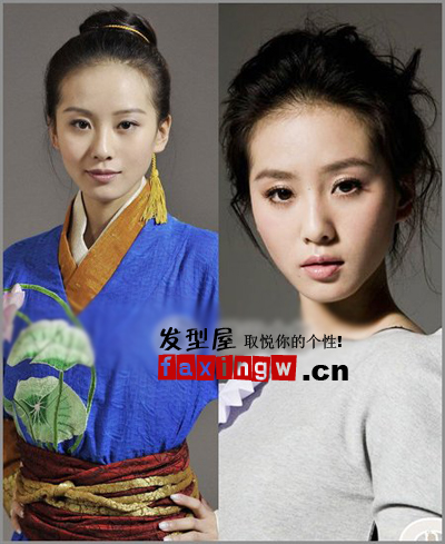 人气美女刘诗诗古装现代绝美发型大PK