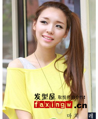 韩国俏女孩美丽发型欣赏