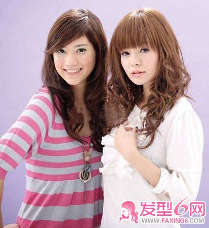 两款台湾妹甜美卷发DIY