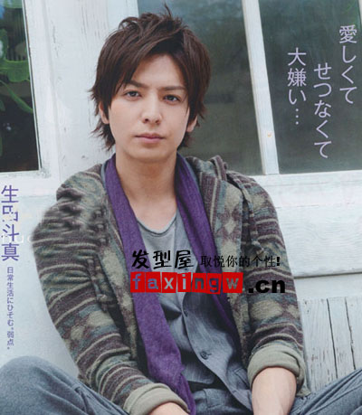 2012日系最新潮男士发型 冬季造型多变时尚