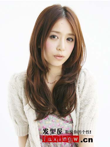 日系长脸型发型制造小脸型