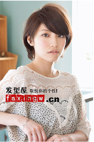 五款长脸女生短发设计迷人眼
