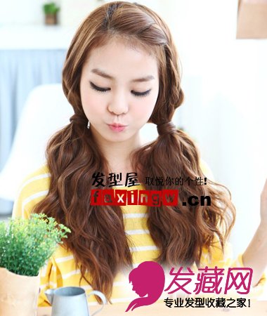 2013年韩式风格女生卷发发型