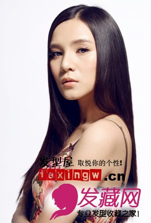 长发简易发型中戏校花王希维演绎
