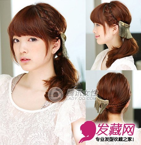 【图】秋季好看的<em>发型</em>扎法-低扎歪马尾_<em>女生</em>马