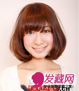 2012最新圆脸女生发型设计