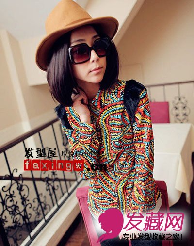 瘦脸齐肩直发 灵动优美又不乏清纯气质