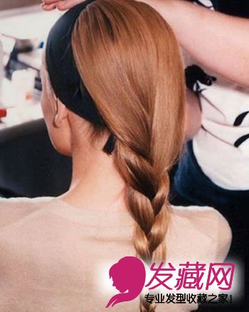 夏日浪漫长发发型设计-编发-麻花辫