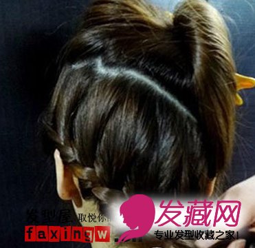 韩式可爱发型扎法步骤