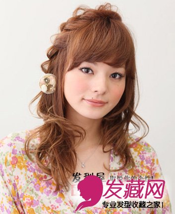 【图】2012<em>中长发发型扎法</em>(2)_女生中长发型_