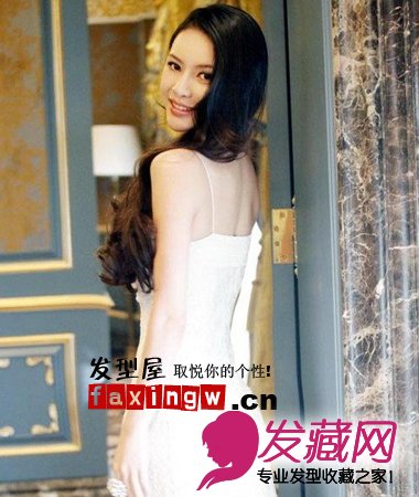 潘霜霜优雅气质女人味发型图片