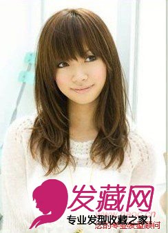 圆脸适合的发型图片