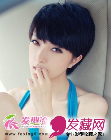 个性气质短发女生发型图片