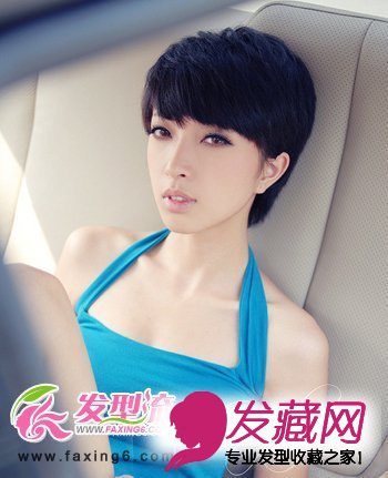 气质女生短发 优雅干练味十足
