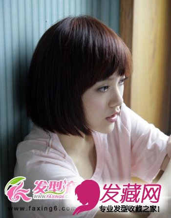 气质女生短发 优雅干练味十足