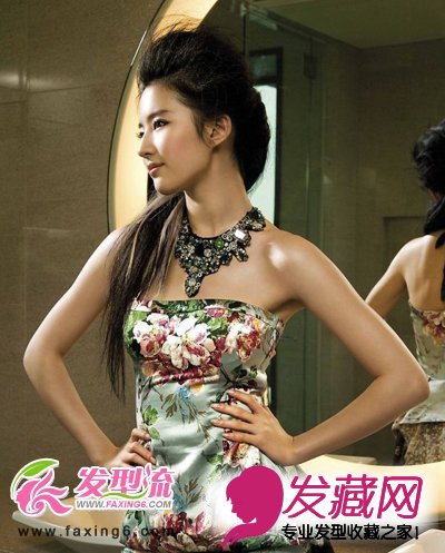 倩女刘亦菲百变长发发型