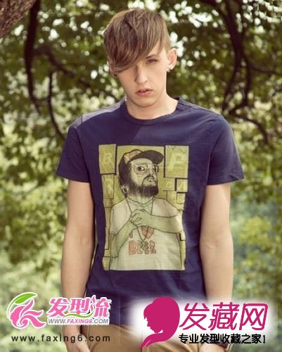 欧美帅哥迷人烫发发型