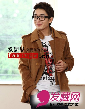 【图】帅气男生眼镜发型搭配 回头率up(5)_男生烫发发型_发藏网