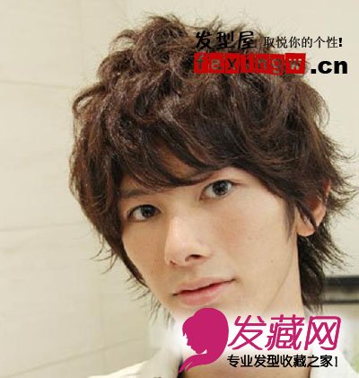日系男生短发烫发发型 炫出个性