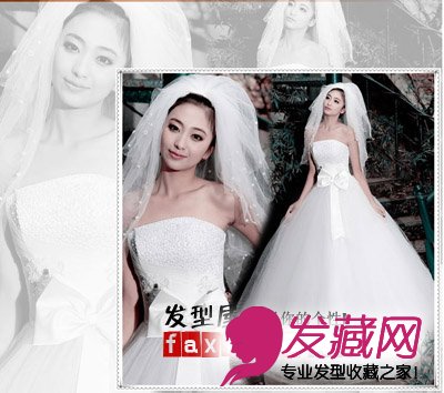 韩式新娘发型设计 拍婚纱照一样美