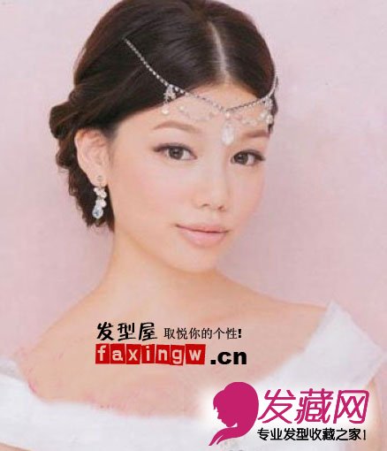 韩式唯美新娘发型 秋季结婚水心之选
