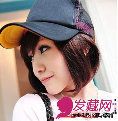 2012最新斜刘海短发发型