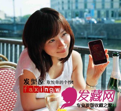 爱封了江一燕中长bob头发型做窈窕美女