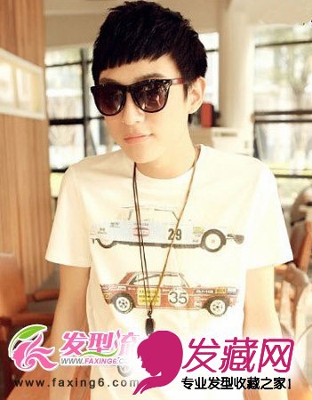 2012潮流男生短发发型