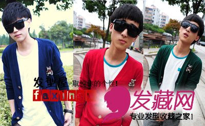 适合小脸的男生发型 覆盖式刘海图片