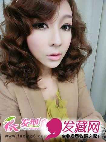 潮流烫发发型 变身魅力女王