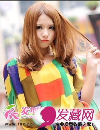 优雅女生中长发 美搭清爽发型