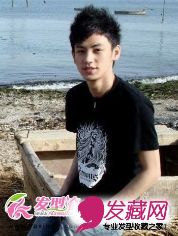 精致男士短发充满阳光味道