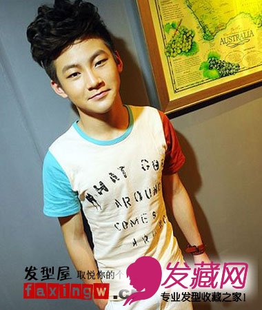 圆脸男生短发发型 男生圆脸短发发型