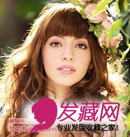 三角形脸型与发型的搭配