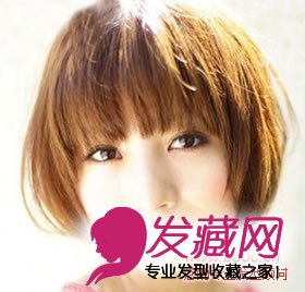 圆脸适合的刘海图片