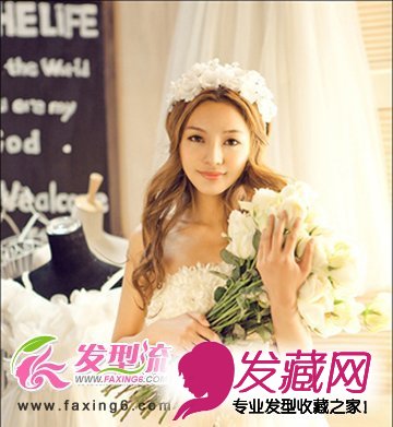 六月唯美浪漫韩式新娘发型