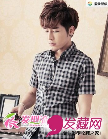 个性男士烫发发型魅力不可挡