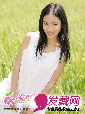 黑色柔顺直长发