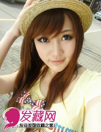 中卷发发型图片