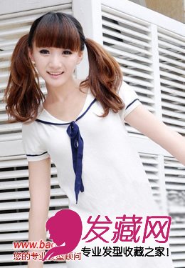 可爱美少女齐刘海发型减龄极佳