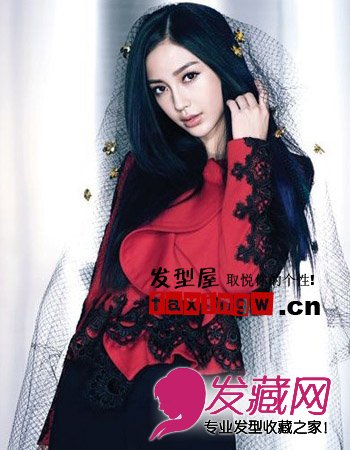 Angelababy代言b+ab 百变直发搭配b+ab秋冬系列时尚浪漫完美演绎